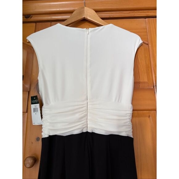 Lauren Ralph Lauren Wide Leg Jumpsuit Surplice Bodice SZ 4 NWT - Picture 8 of 16